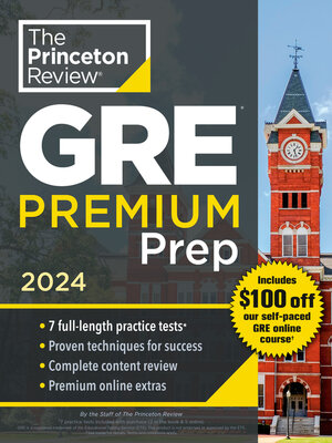 cover image of Princeton Review GRE Premium Prep, 2024